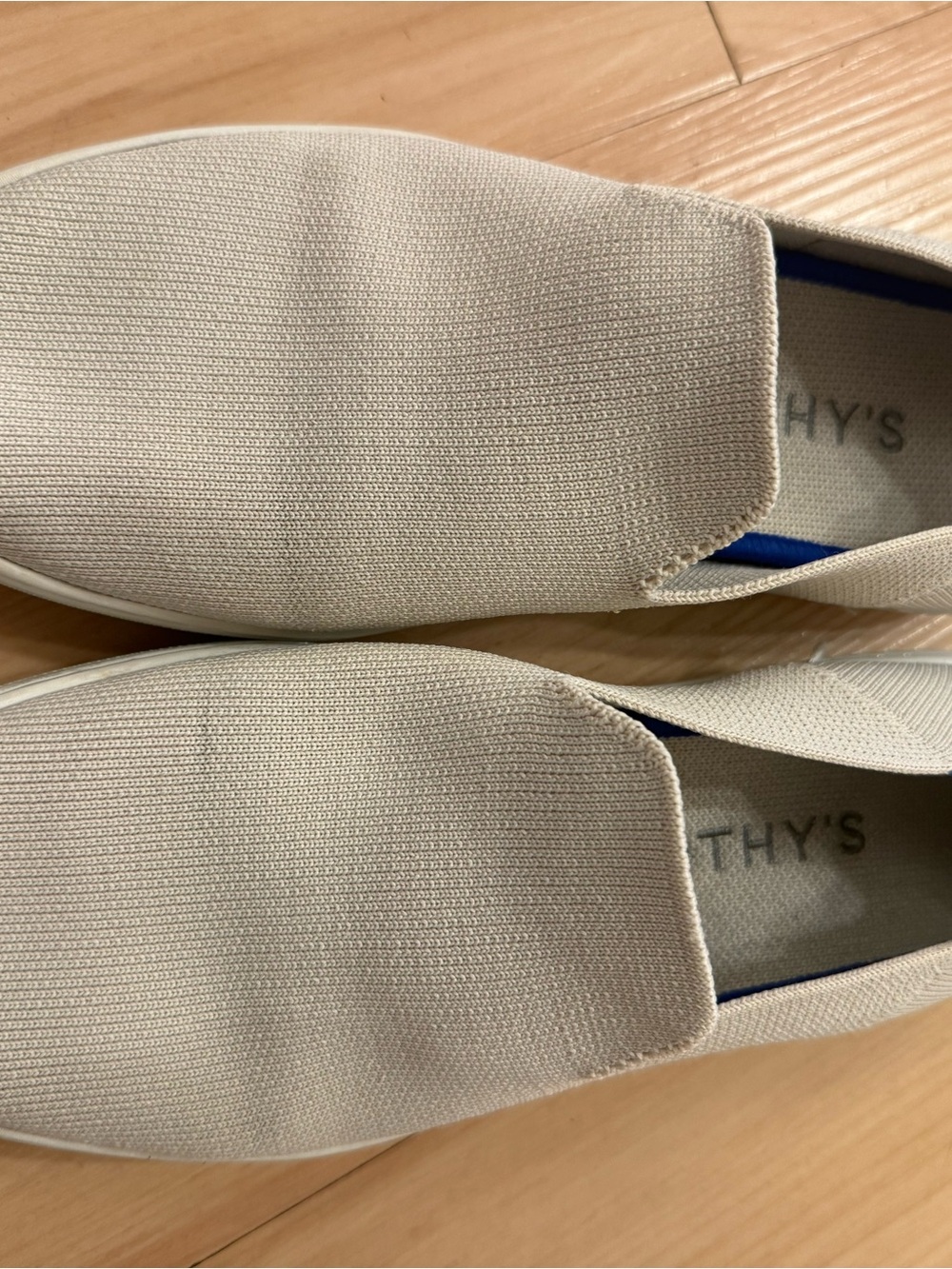 Rothy’s Slip-On Sneakers in Sand